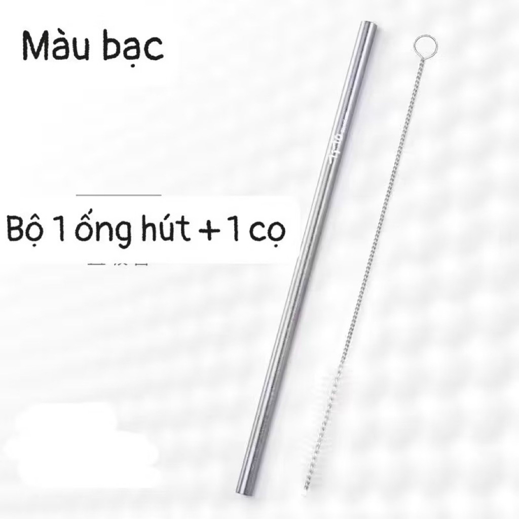 Ống hút inox 304  thẳng 6mm 8mm ngắn 16cm dài 30cm
