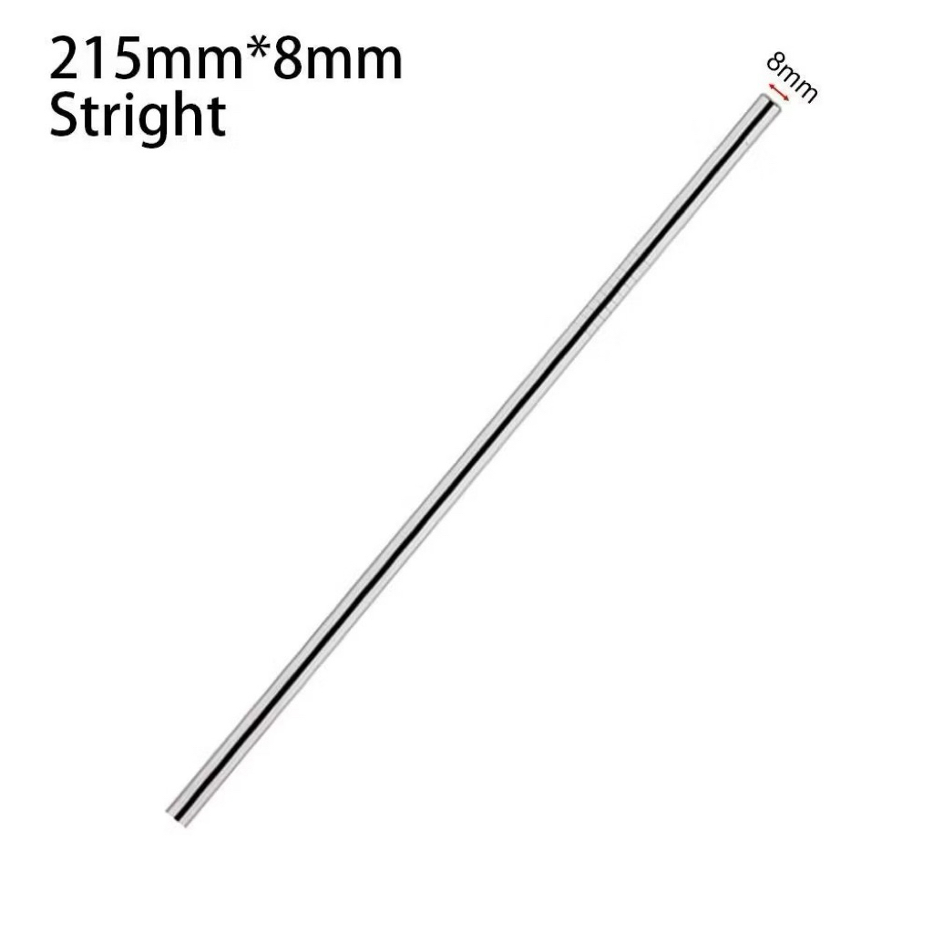 Ống hút inox 304  thẳng 6mm 8mm ngắn 16cm dài 30cm