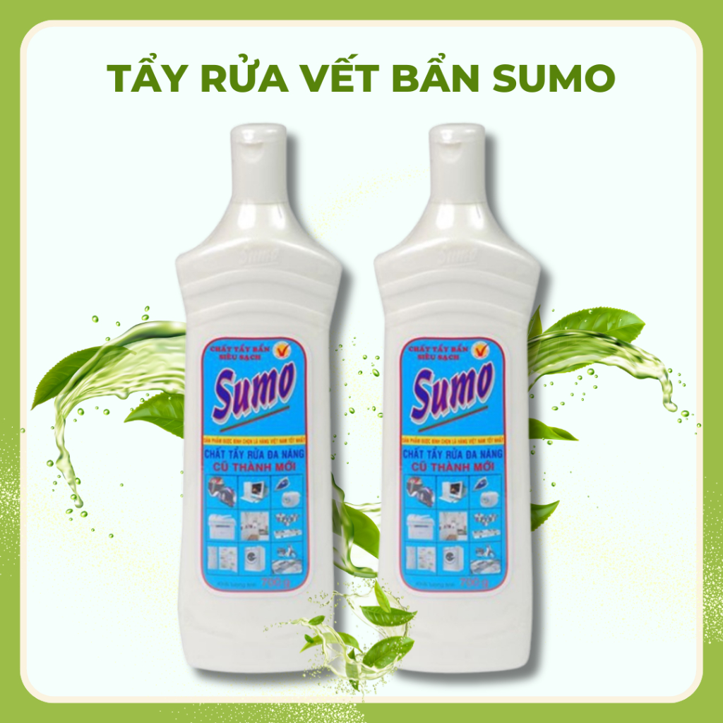 [CHÍNH HÃNG] Chai Tẩy Rửa Đa Năng SUMO Tẩy Sạch Cặn Canxi Rỉ Sét Kim Loại Nhựa Dơ