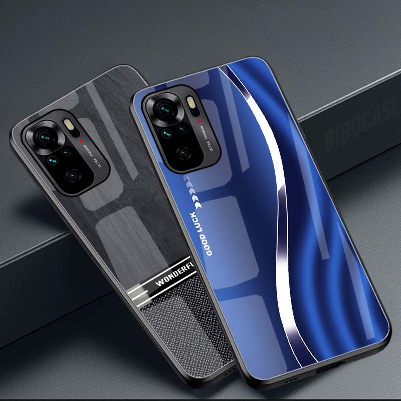Ốp Lưng XIAOMI REDMI NOTE 10, NOTE 10S, NOTE 10 PRO Mặt Lưng Kính Cao Cấp, Chống Sốc, Hàng Mới