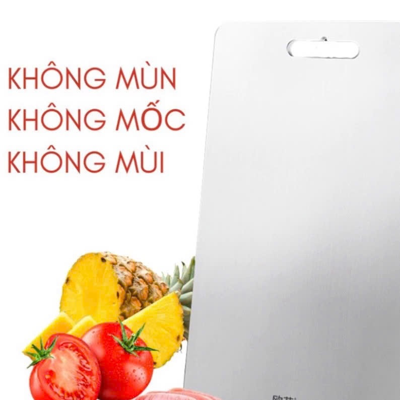 Thớt Inox 304  - thớt Inox SUS304 kháng khuẩn, chống nấm