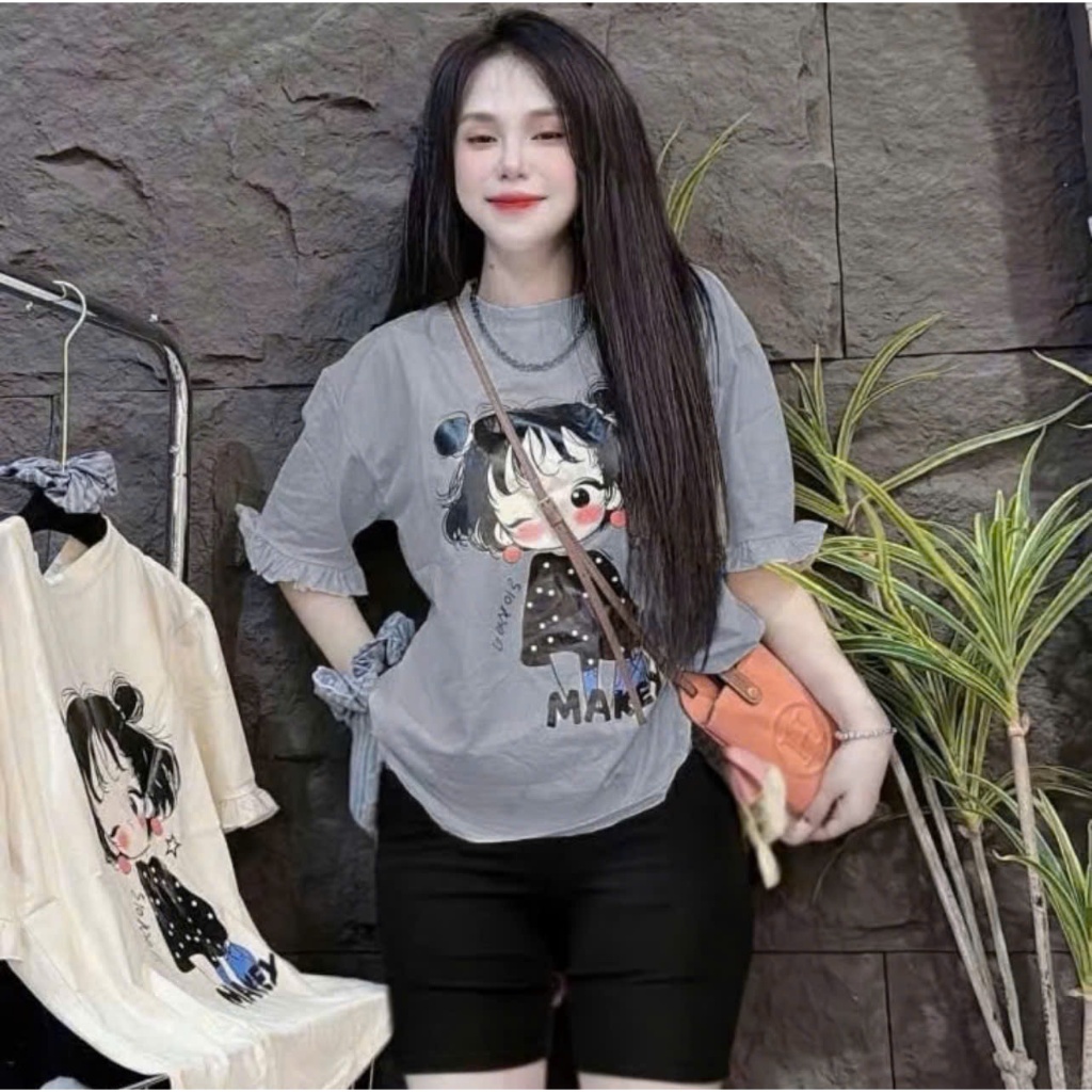 Đồ Bộ Nữ Lửng Ngố Bigsize ESHOP MS999 – Set Đồ Mặc Nhà Chất Thun Tăm Lạnh Co Giãn Mùa Hè Trẻ Trung