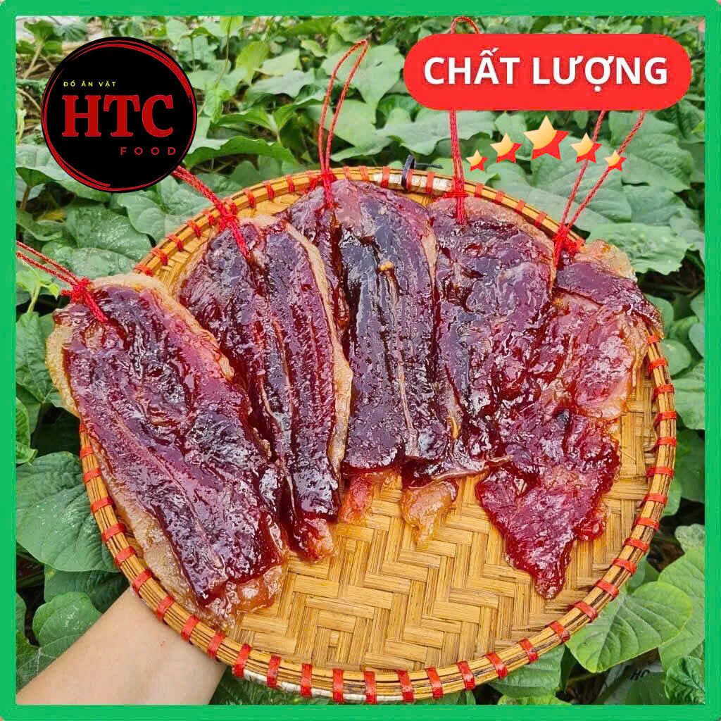 Lạp xưởng vịt chuẩn vị người Hoa loại đặc biệt ráo dẻo ít mỡ dày thịt, lạp vịt khô gói 1kg, HTC Food