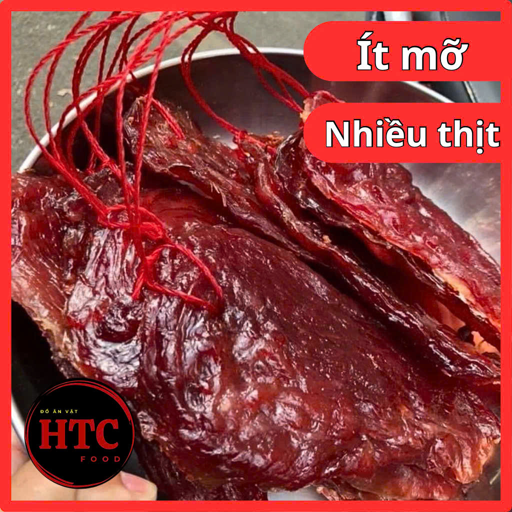 Lạp xưởng vịt chuẩn vị người Hoa loại đặc biệt ráo dẻo ít mỡ dày thịt, lạp vịt khô gói 1kg, HTC Food