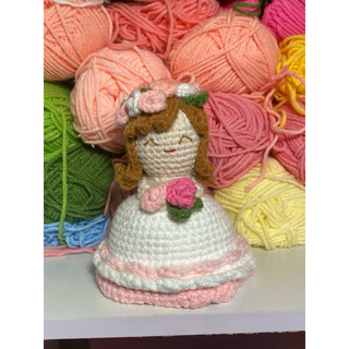 [Ảnh thật] búp bê 2 in 1 cô dâu bó hoa handmade cuti❤️ ( sp làm thủ công có thể khác đôi chút so với ảnh)