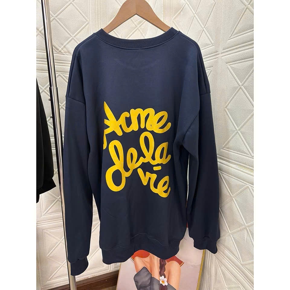 Áo hoodie nỉ basic in chữ vàng nổi bật siu xinh năng động dễ phối đồ hothit 2025 cho phong cách năng động