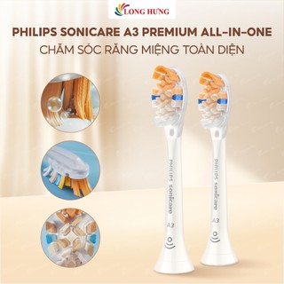 Đầu bàn chải điện Philips Sonicare A3 Premium All-in-One HX909 - Hàng chính hãng