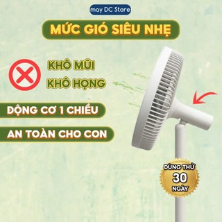 Quạt cây tích điện thông minh MayDC cho bé,động cơ BLDC chống ồn, tiết kiệm điện, quạt tích điện tối đa 24h