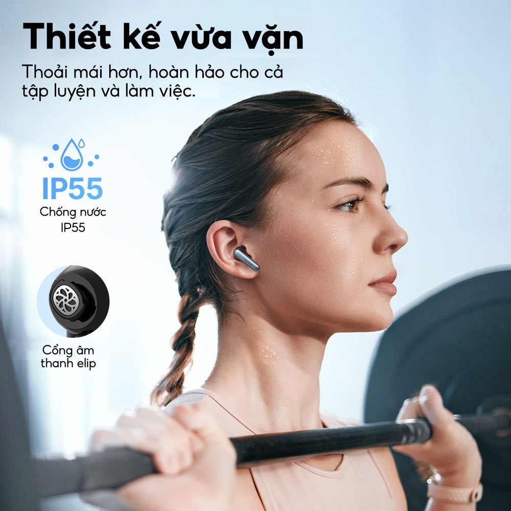 Tai Nghe Bluetooth Earfun Air Pro 4i Chống Ồn Chủ Động 50db Âm Thanh Hi-Res LDAC Pin 40H | BigBuy360 - bigbuy360.vn