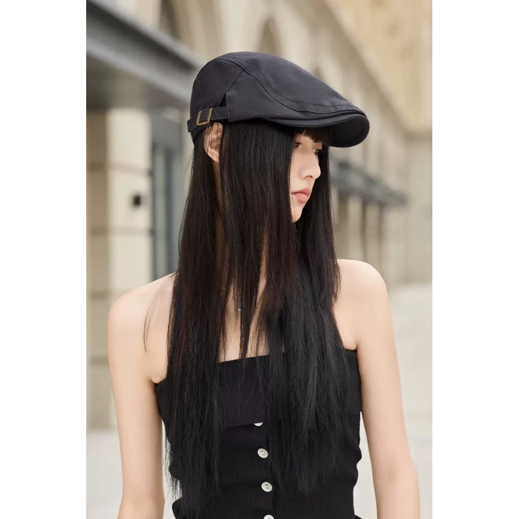 MŨ BERET,MŨ NỒI TRƠN KHOÁ PHONG CÁCH UNISEX