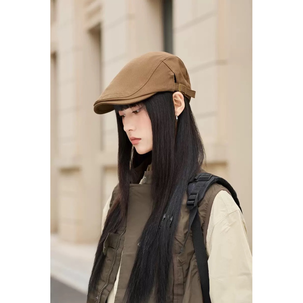 MŨ BERET,MŨ NỒI TRƠN KHOÁ PHONG CÁCH UNISEX