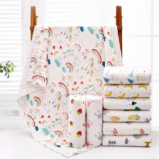 Khăn Tắm Cho Bé Sơ Sinh Xô Cotton 6 Lớp, Khăn Tắm Xuất Nhật Mềm Thấm Hút Tốt 1.05 X 1.05mét