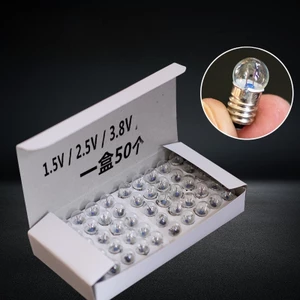 Đèn pin điện dây tóc nhỏ 0.3-0.5A thay thế đèn pin cổ đèn điện thí nghiệm dạy học 1.5V 2.5V 3.8V 6V đui xoáy e10