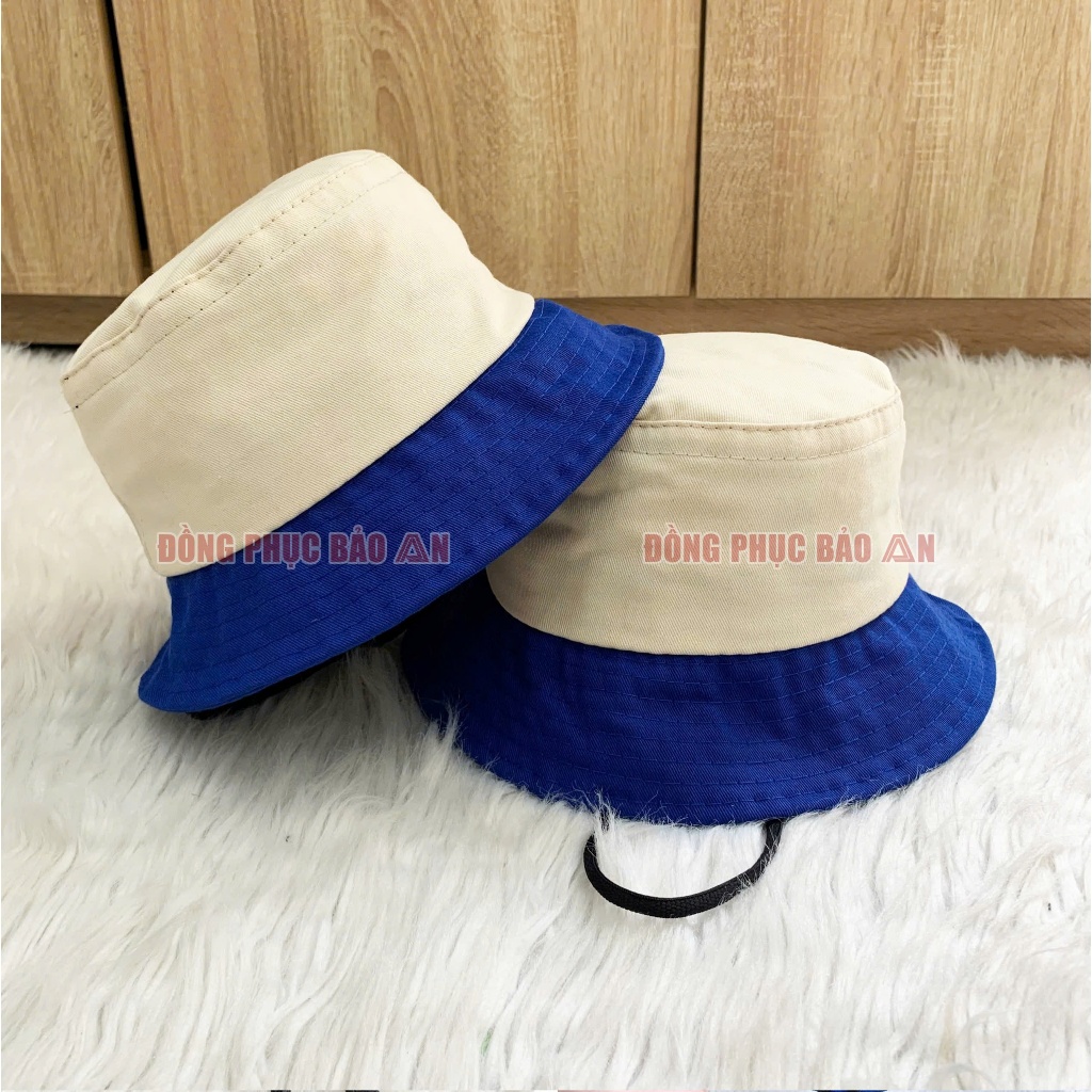 Mũ Nón Tai Bèo Bé, Nón Trẻ Em Mầm Non Đi Học Tiểu Học NHIỀU MÀU lựa chọn - Vải kaki dày dặn
