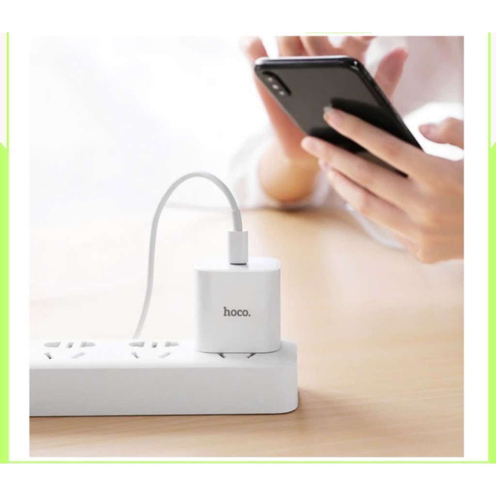 Củ sạc nhanh hoco C76 plus ,sạc nhanh 20w, cổng ra typec.