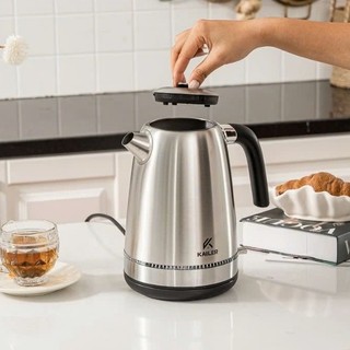 Ấm siêu tốc inox 1.7L Kailer KL 002 Màn hình LED hiển thị nhiệt độ, đun sôi nhanh, an toàn tuyệt đối