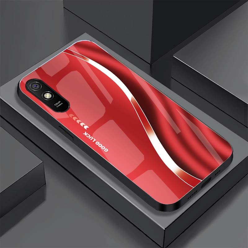 Ốp Lưng XIAOMI REDMI 9A Mặt Lưng Kính Cao Cấp, Chống Sốc, Hàng Mới