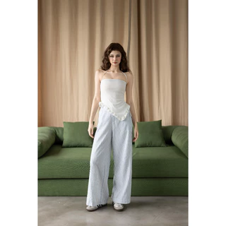 MARC FASHION Quần Dài Ống Suông Vải Sọc - CBQH071225