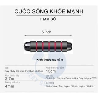 Dây Nhảy Thể Dục, Giảm Mỡ Toàn Thân, Chắc Chắn Có Độ Bền Cao