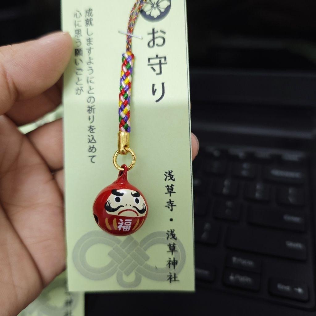 [QUÀ TẶNG NHẬT BẢN] MÓC KHOÁ CHUÔNG KIM LOẠI MÓC ĐIỆN THOẠI NEKO DARUMA/TÚI VÍ CHUÔNG HOẠ TIẾT NHẬT XINH XẮN