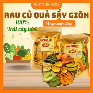 Trái Cây Sấy Đà Lạt 500gr – Mix Ăn Vặt Healthy Giòn Ngon