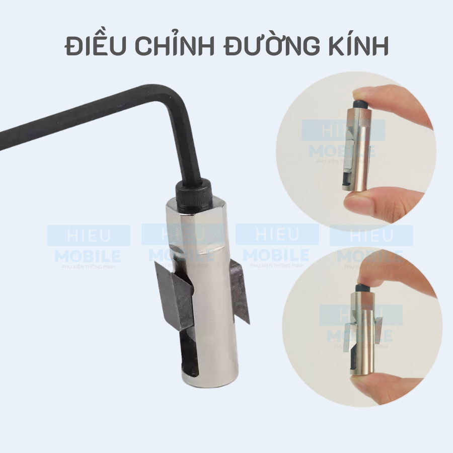 Dụng cụ lấy ren trong bị gãy, mắc kẹt trong đường ống, van vòi nước, 2 ngạnh điều chỉnh, chất liệu thép siêu bền