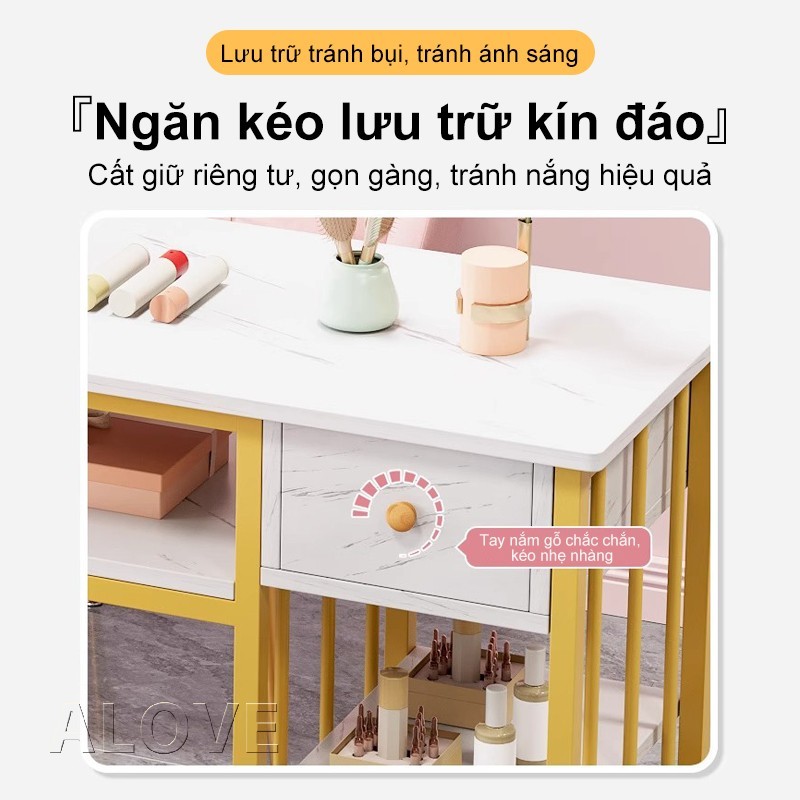 Bàn làm nails hiện đại bàn nail gỗ thiết kế tối giản kèm ngăn kéo lưu trữ tiện lợi phù hợp salon | BigBuy360 - bigbuy360.vn