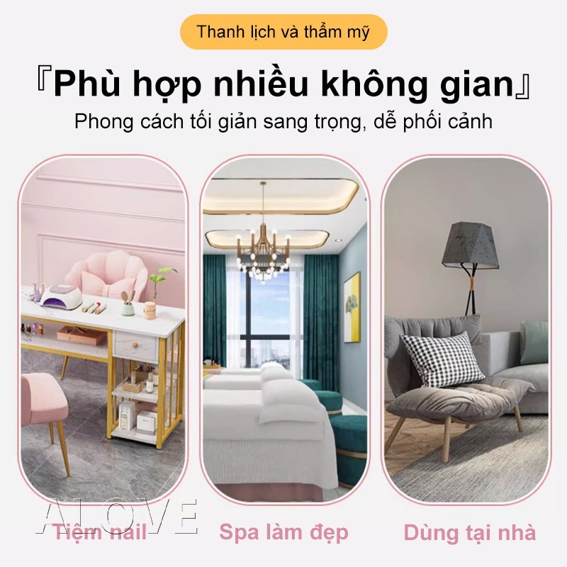 Bàn làm nails hiện đại bàn nail gỗ thiết kế tối giản kèm ngăn kéo lưu trữ tiện lợi phù hợp salon | BigBuy360 - bigbuy360.vn