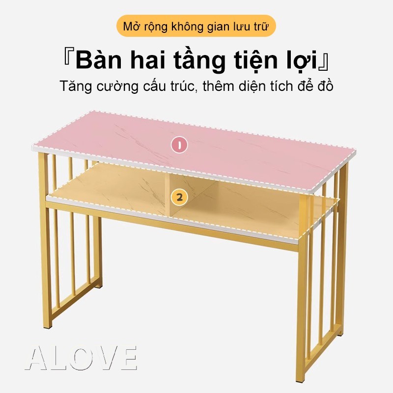 Bàn làm nails hiện đại bàn nail gỗ thiết kế tối giản kèm ngăn kéo lưu trữ tiện lợi phù hợp salon | BigBuy360 - bigbuy360.vn