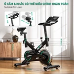 OneTwoFit Xe đạp tập thể dục bánh đà 5kg có màn hình LED và độ ồn thấp — ảnh 4