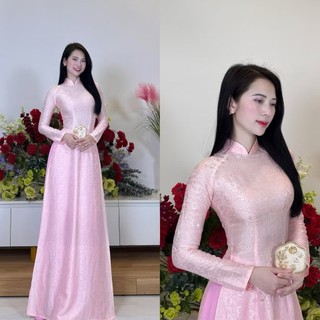 Áo Dài Truyền Thống Gấm Tơ Nữ – Áo Dài Gấm Dự Tiệc, Chụp Ảnh, Lễ Hội Sang Trọng | Áo dài Phương Linh