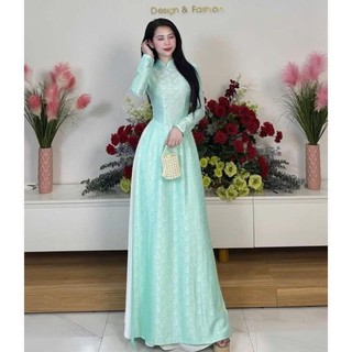Áo Dài Truyền Thống Gấm Tơ Nữ – Áo Dài Gấm Dự Tiệc, Chụp Ảnh, Lễ Hội Sang Trọng | Áo dài Phương Linh