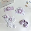 Mũ, Turban đính Hoa Tím, 0-12M chất Petit mềm mại, PÉ BY HY