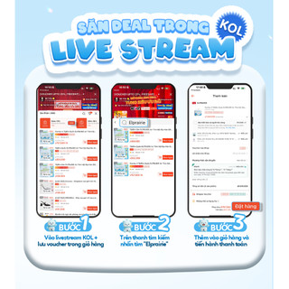 [LIVE KOL] Combo 3 Tã Quần Hàn Quốc ELPRAIRIE Air Feel Siêu Thoáng, Mềm Nhẹ Tối Ưu - Bỉm Hàn Quốc Cao Cấp Đủ Size M-XXL