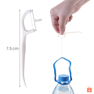 Combo 5 hộp tăm chỉ nha khoa vệ sinh kẽ răng chân nướu chuyên dụng #A239