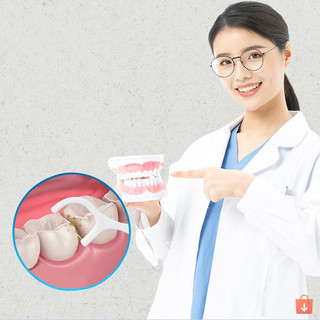 Combo 5 hộp tăm chỉ nha khoa vệ sinh kẽ răng chân nướu chuyên dụng #A239