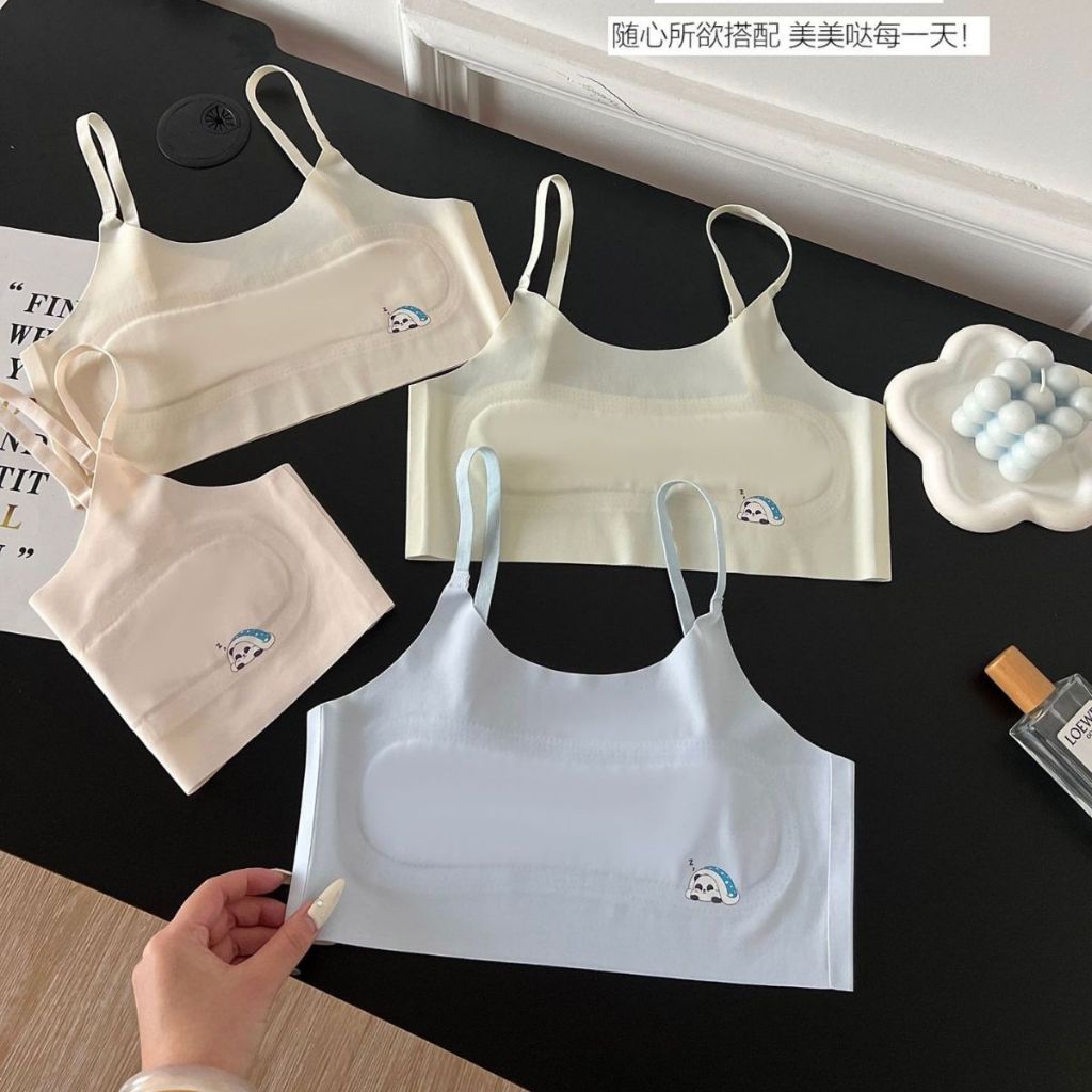 Áo lá bé gái chất su mềm mại thoáng mát, Áo lot học sinh hai dây mảnh họa tiết dễ thương LANIXA B898