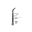 chân chống phụ chống nghiêng wave rs wave RSX Air Blade số mạ crom dày đẹp chất lượng tốt