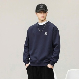 Áo Sweater Nỉ 2 Da Form Rộng Unisex Basic Họa Tiết Thêu Dễ Phối Đồ Phong Cách Streetwear S01