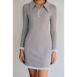 Đầm Ngắn Elegant Flare Zip , Chất Vải Thun Cotton Thoải Mái , WDN135 SOME HOW STORE