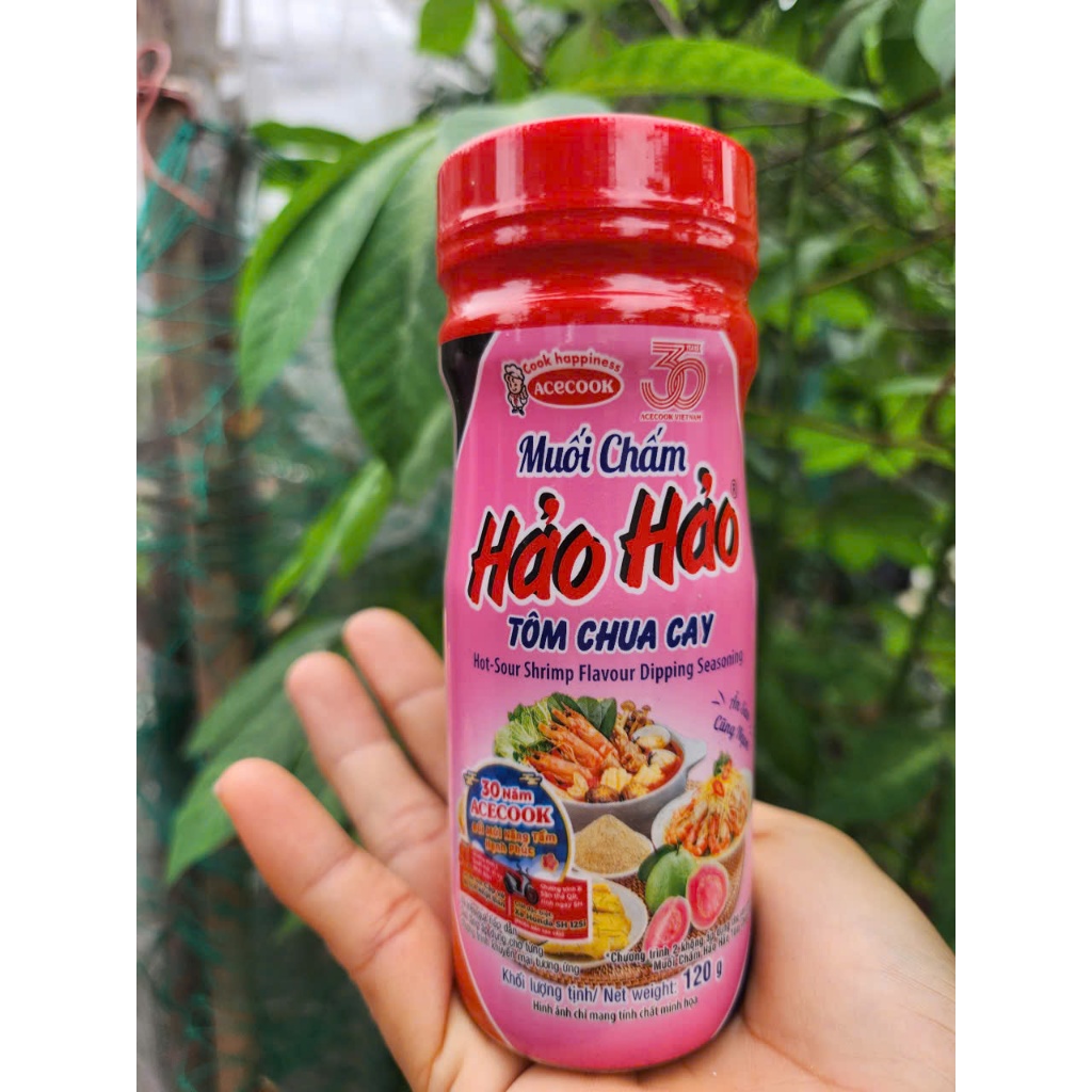 Muối chấm Hảo Hảo tôm chua cay 120gram.