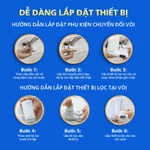 [HÀNG CHÍNH HÃNG] Bộ lọc nước tại vòi Philips AWP3753 - 02 chế độ nước, loại bỏ clo, tạp chất, kim loại nặng — ảnh 5