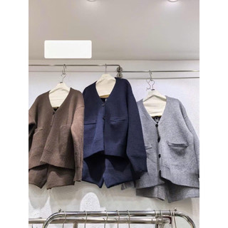 •𝙆𝙞𝙣𝙜𝙨𝙝𝙤𝙥𝙗𝙚𝙖𝙪𝙩𝙮•Set Len Cadigan Túi Kèm Quần Dày Dặn QC