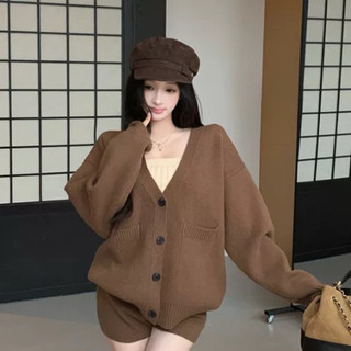 •𝙆𝙞𝙣𝙜𝙨𝙝𝙤𝙥𝙗𝙚𝙖𝙪𝙩𝙮•Set Len Cadigan Túi Kèm Quần Dày Dặn QC