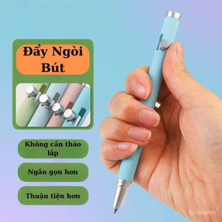 (Mẫu Mới 2025) Bút Máy Bấm Cài Học Sinh – Tay Cầm Cao Su Chống Mỏi, Bấm Gọn Tiện Dụng.