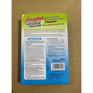 Bột vi sinh thông cầu Amiphot - Hộp 220g