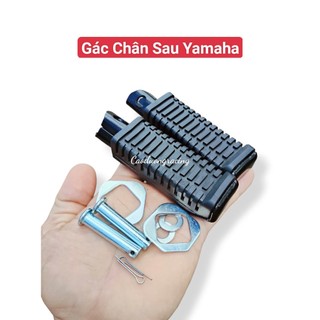Gác chân nhôm cnc nguyên khối lắp các dòng xe chốt xỏ inox 304 ( tặng long đền đỏ ) - Phụ kiện xe máy