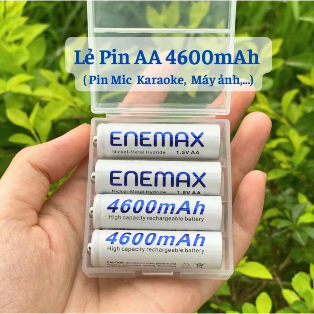 [LẺ PIN-SẠC] PIN, SẠC NHANH 1.5V, Pin Sạc Mic Hát Karaoke, Pin Điều Khiển - Pin AA 4600mAh và Pin AAA 2600mAh