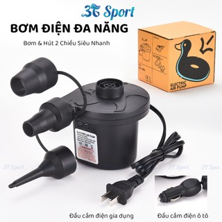 Bơm điện đa năng cầm tay bơm & hút 2 chiều siêu nhanh dùng cho phao bơi, nệm hơi, bể bơi BĐ-CZ198