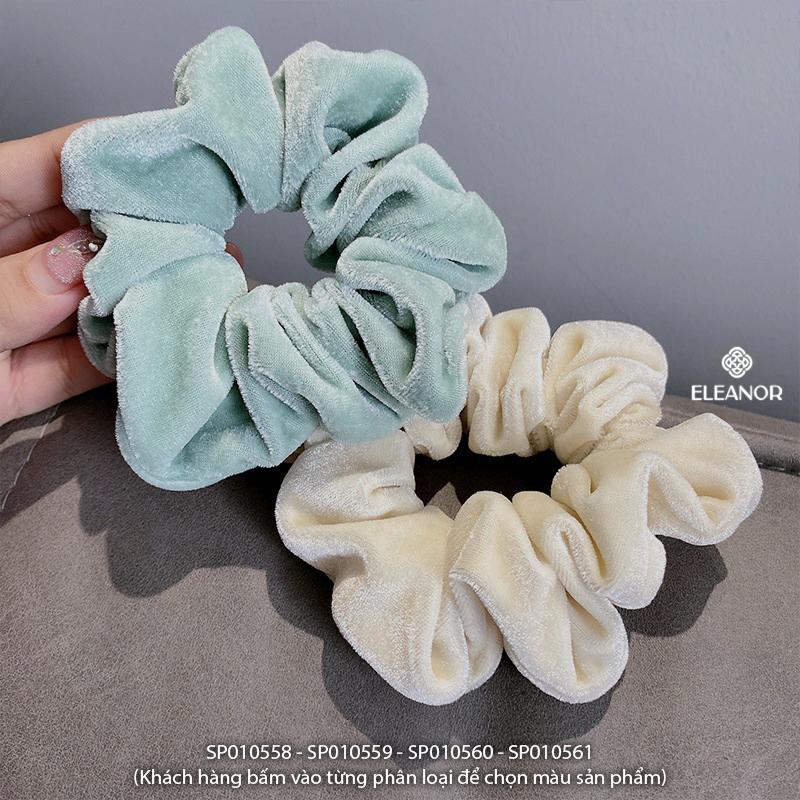 Dây buộc tóc nữ Eleanor Accessories thiết kế trơn basic nhiều màu phụ kiện tóc cột tóc 10558